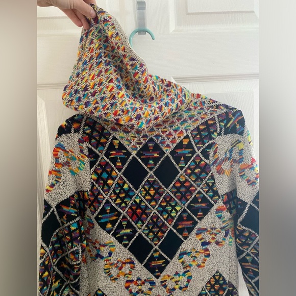 Northern Angel Multicolored Rainbow Cardigan Sweater Duster - Picture 7 of 7